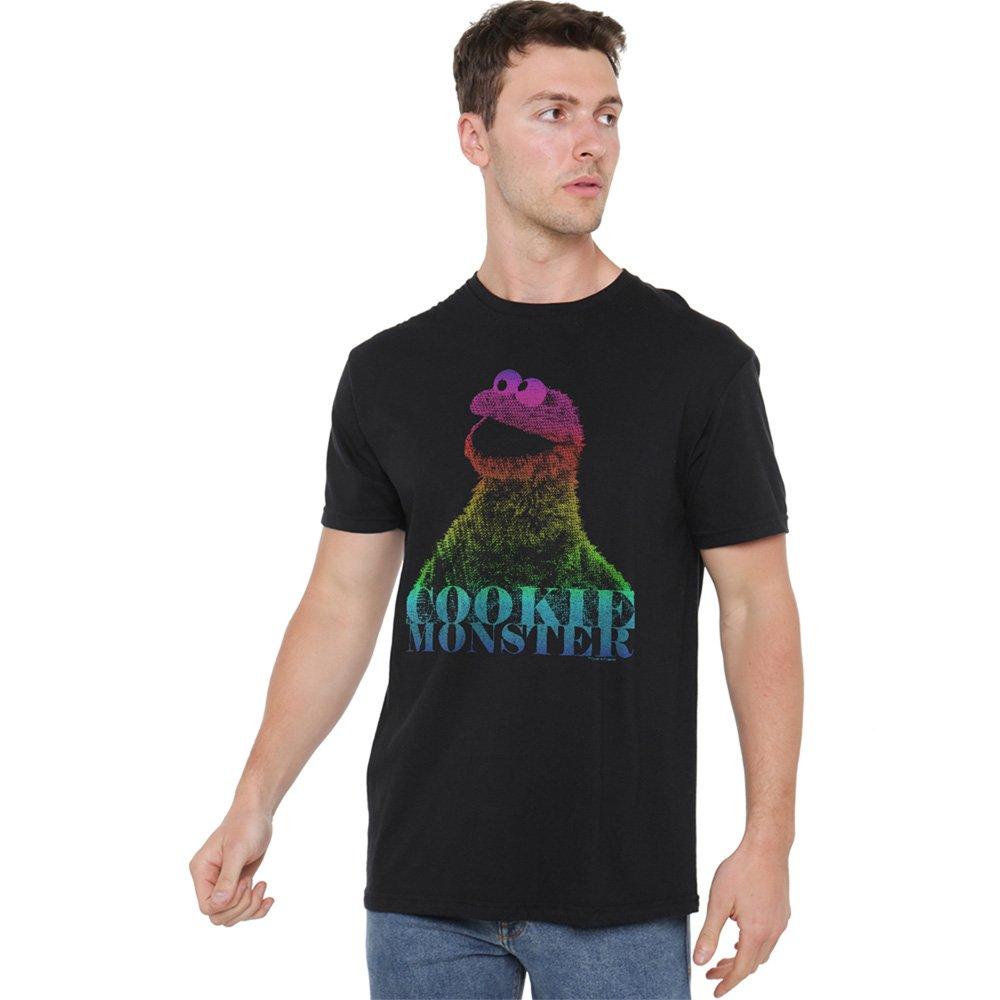 Black - Sesame Street - Sesame Street Cm Halftone T Shirt Black - 1