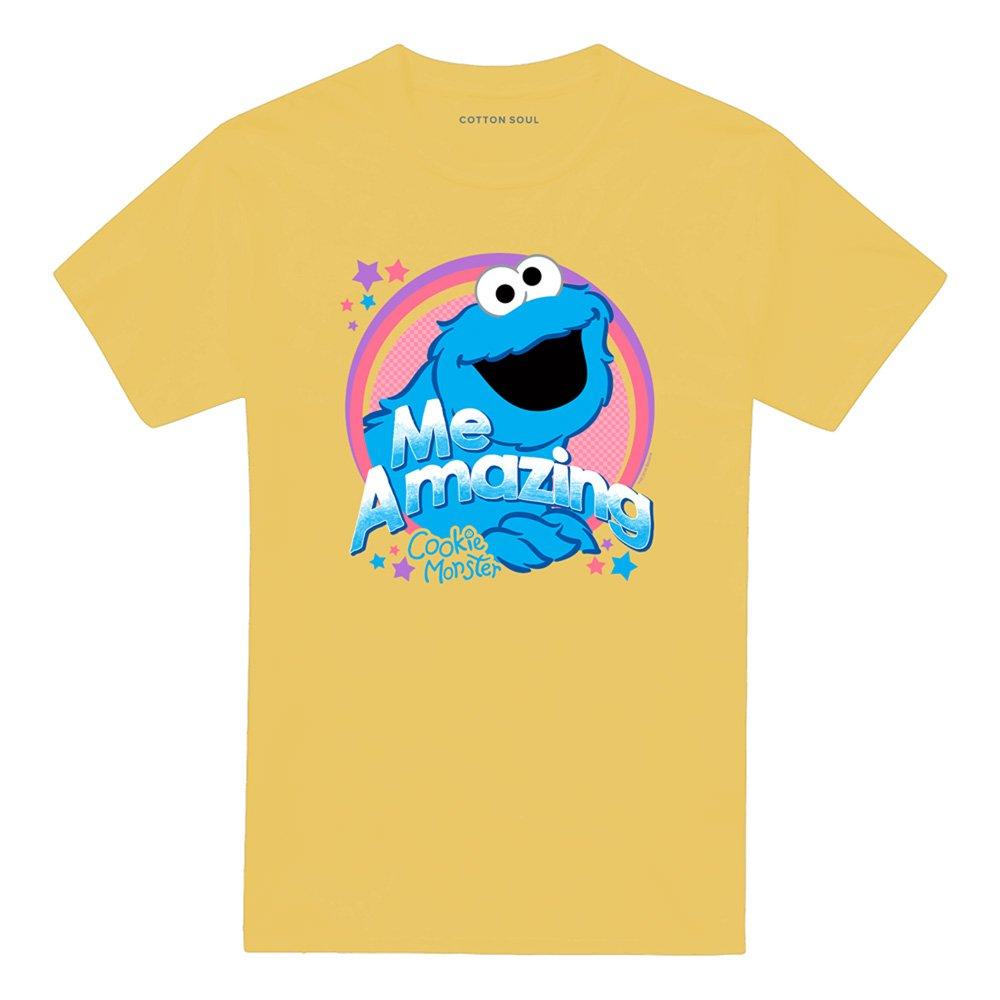 Yellow - Sesame Street - Sesame Street Cookie Monster Me Amazing T Shirt B - 4