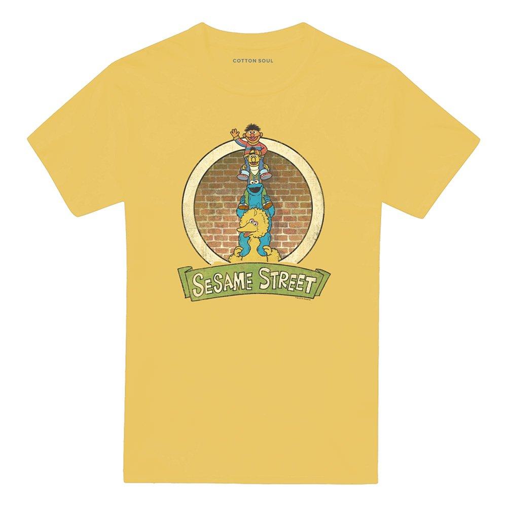 Yellow - Sesame Street - Sesame Street Stacked Group T Shirt Banana - 4