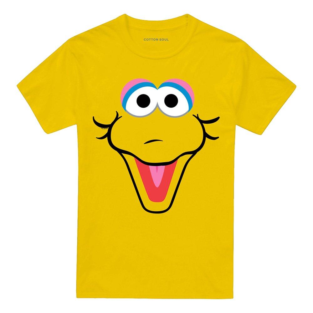 Yellow - Sesame Street - Sesame Street Big Bird Eyes T Shirt Yellow - 4