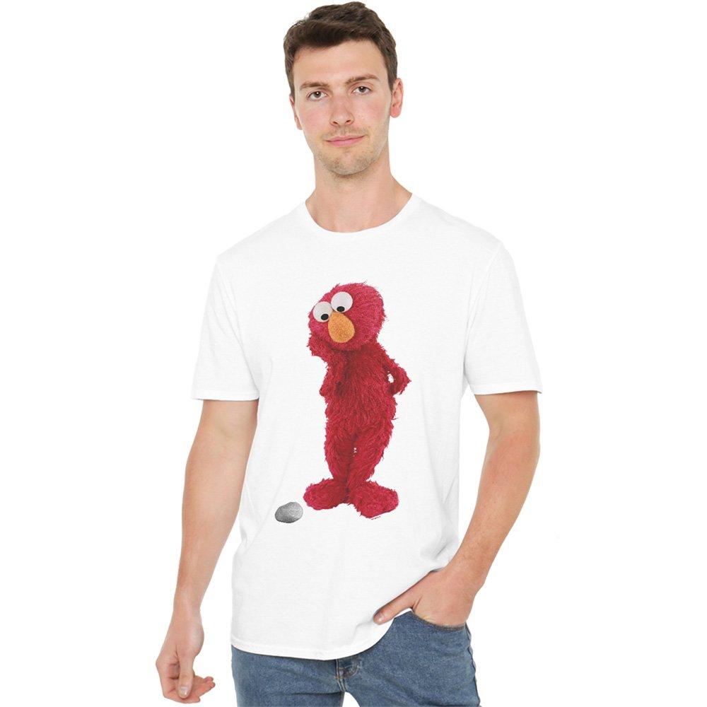 White - Sesame Street - Sesame Street Existential Elmo T Shirt White - 1