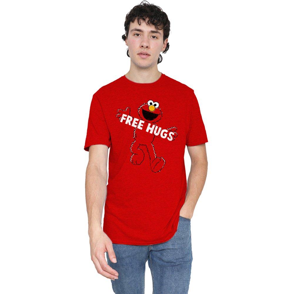 Red - Sesame Street - Sesame Street Free Hugs T-Shirt Red - 1