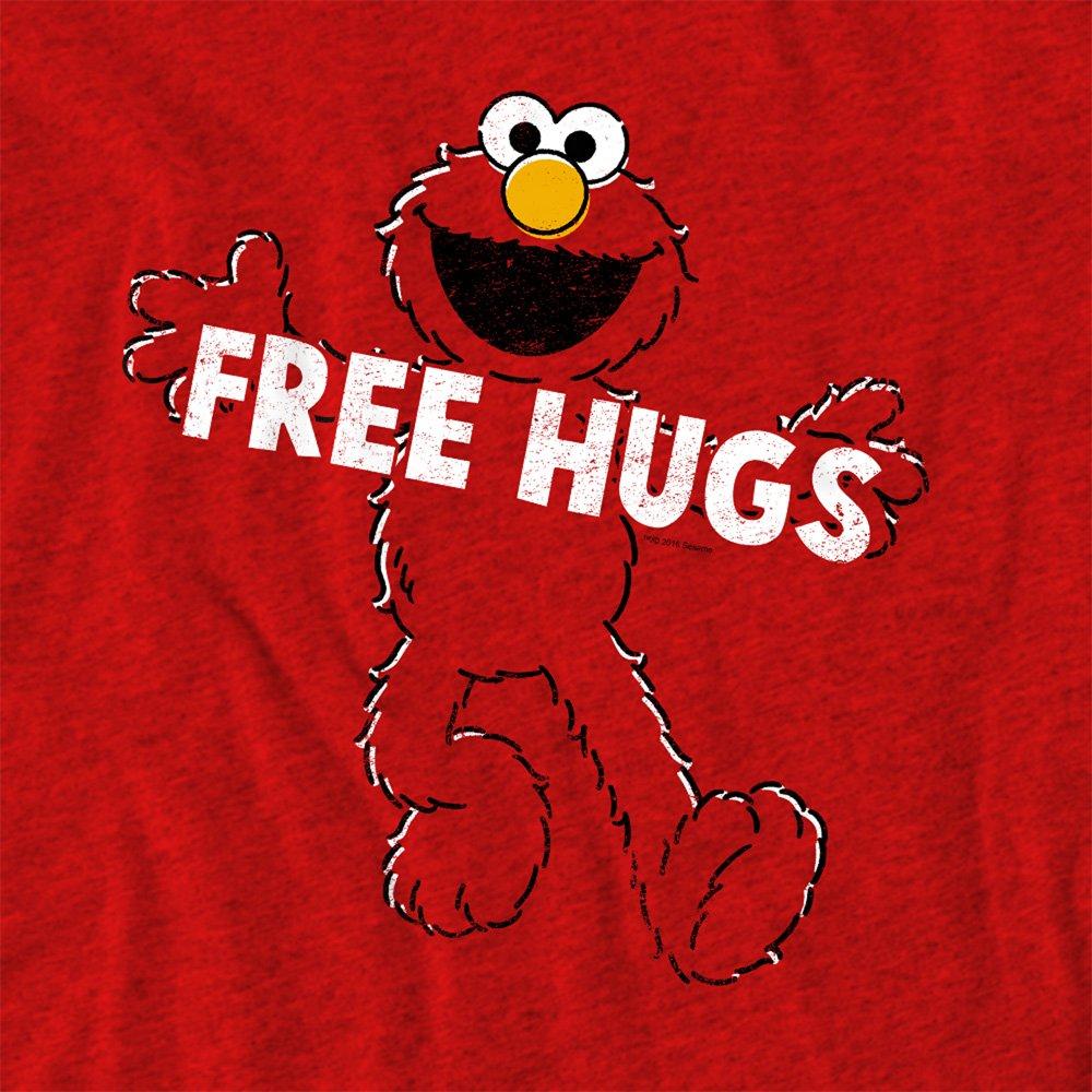 Red - Sesame Street - Sesame Street Free Hugs T-Shirt Red - 2