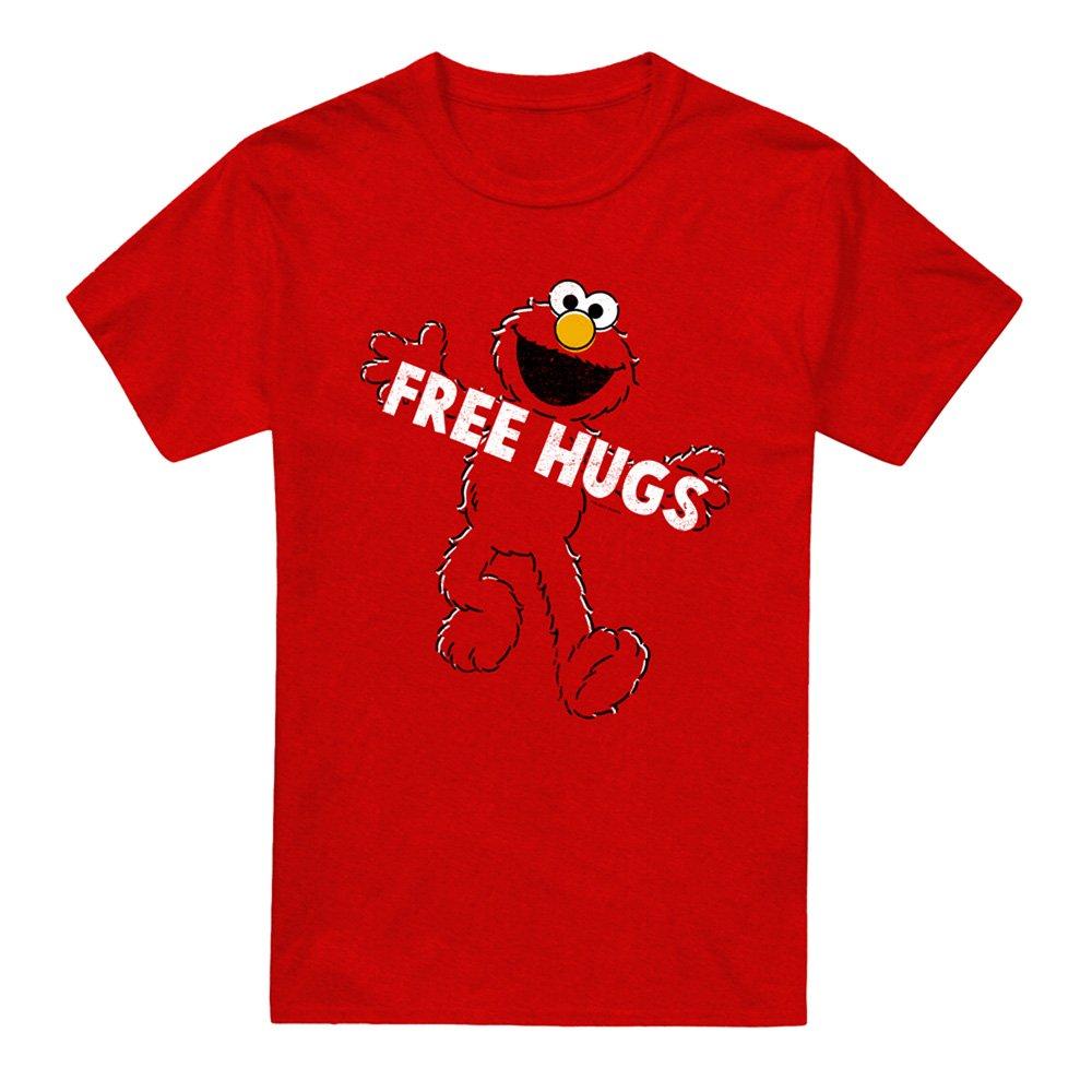 Red - Sesame Street - Sesame Street Free Hugs T-Shirt Red - 4