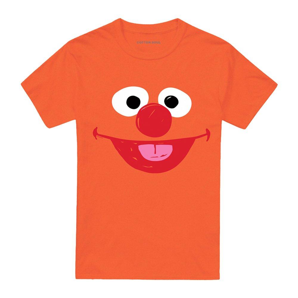 Orange - Sesame Street - Sesame Street Ernie Crayon Sketch T Shirt Orange - 4