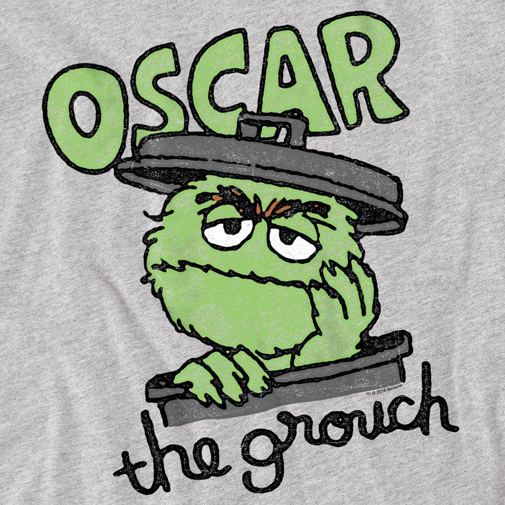 Grey - Sesame Street - Sesame Street Canned Grouch T Shirt Athletic Heat - 2
