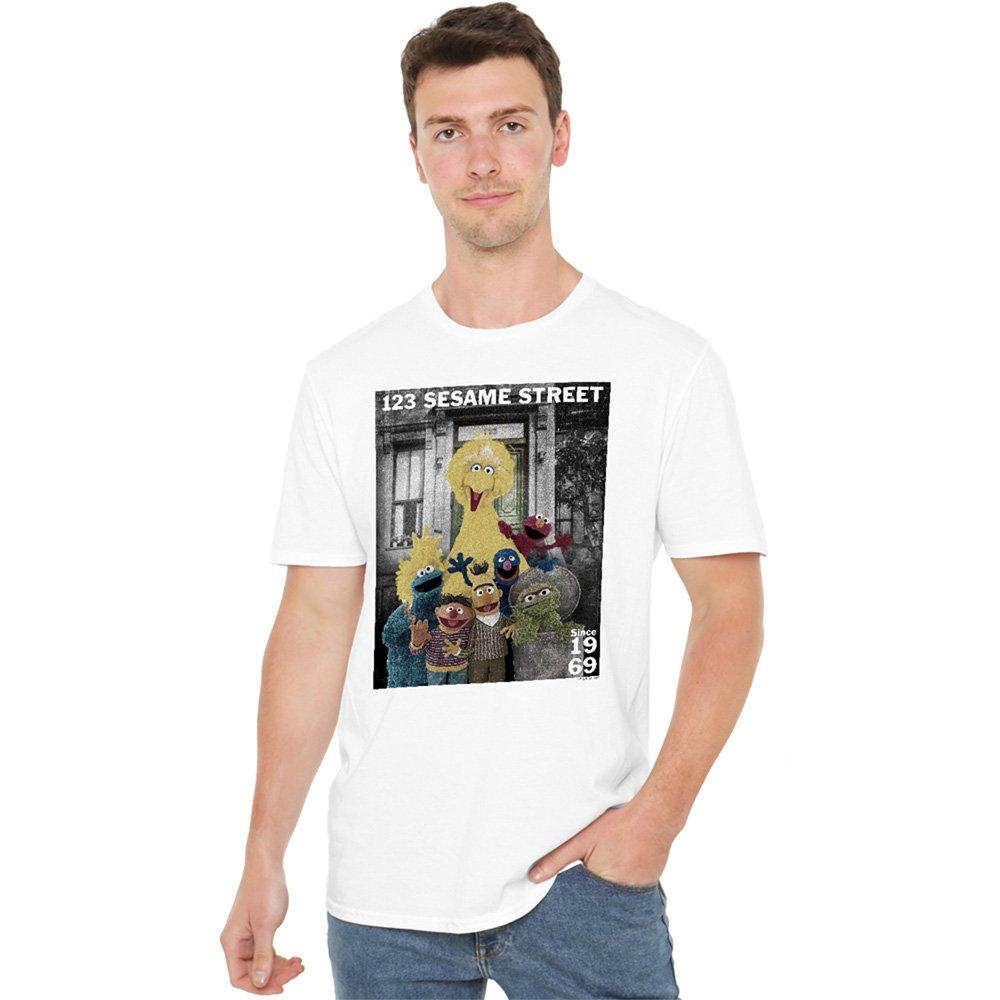 White - Sesame Street - Sesame Street Best Address T Shirt White - 1