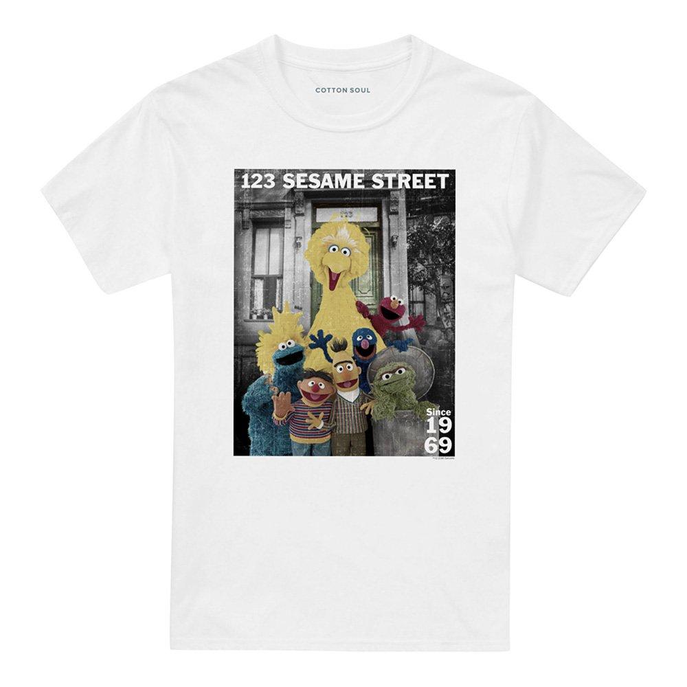 White - Sesame Street - Sesame Street Best Address T Shirt White - 4
