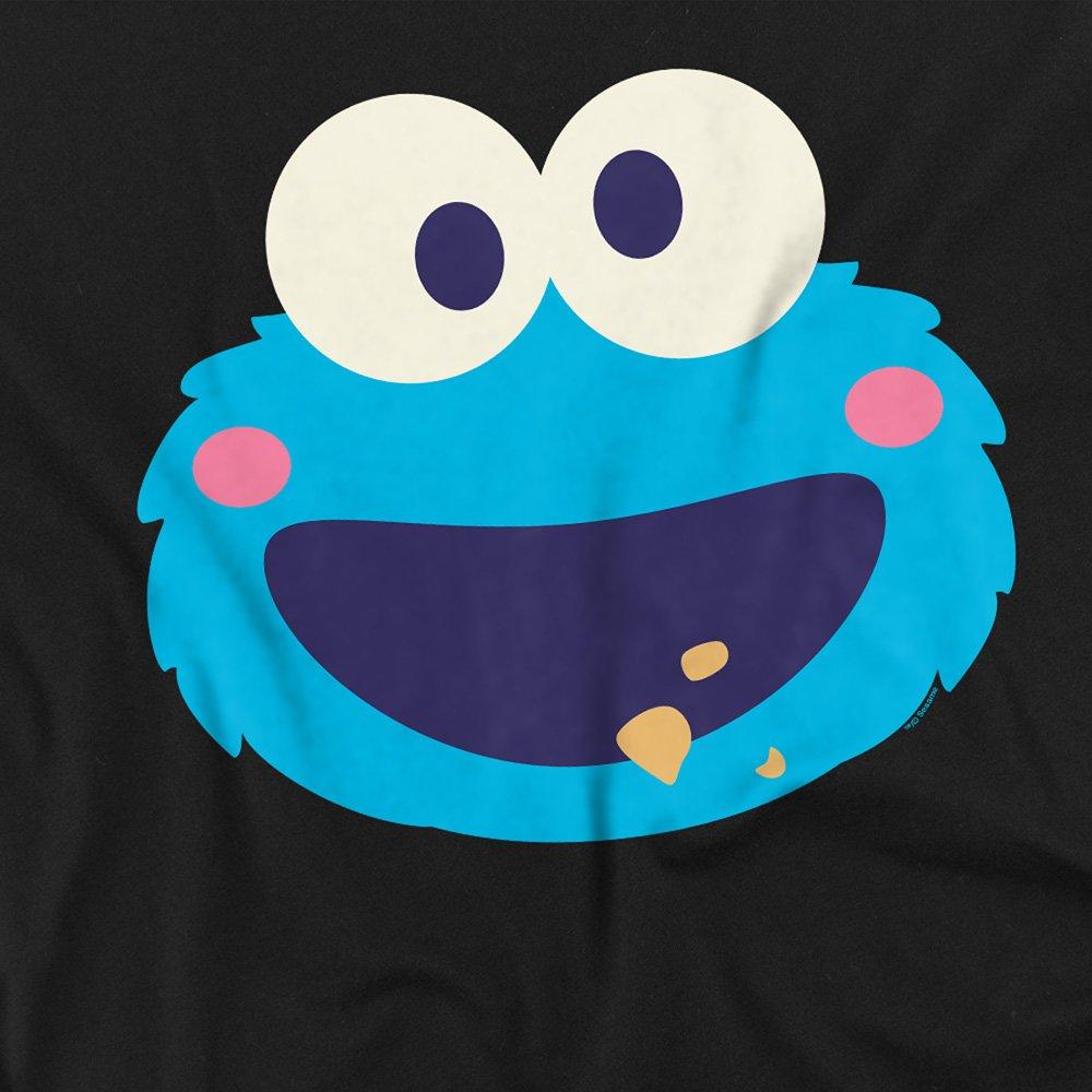 Black - Sesame Street - Sesame Street Cookie Monster Kawaii Face T Shirt - 2