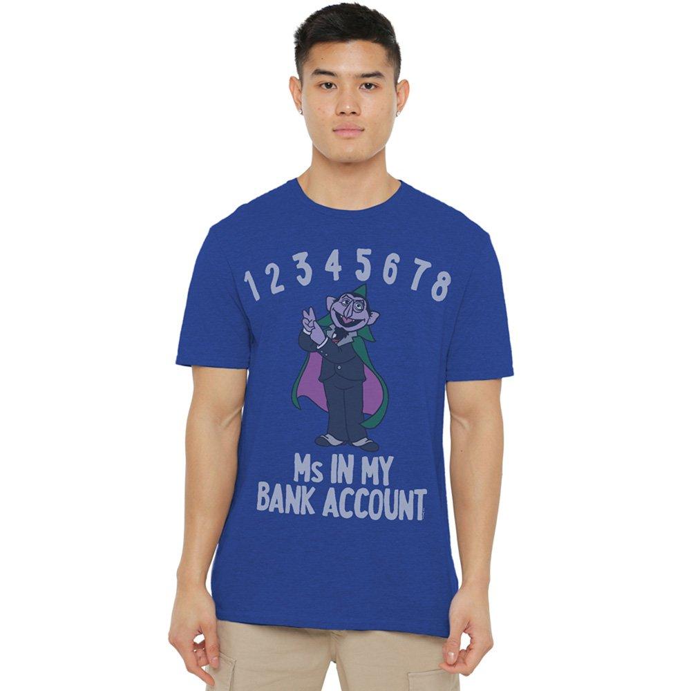 Blue - Sesame Street - Sesame Street Bank Account T-Shirt Royal - 1