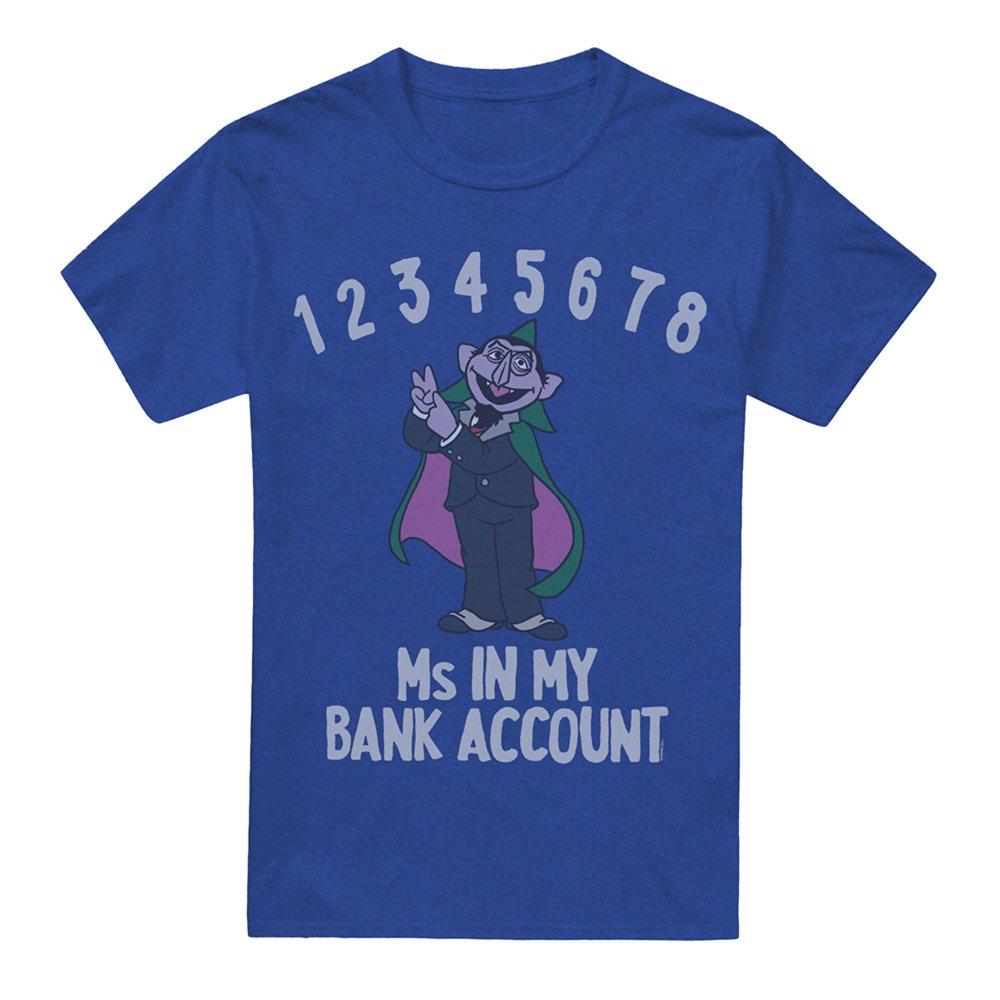 Blue - Sesame Street - Sesame Street Bank Account T-Shirt Royal - 4