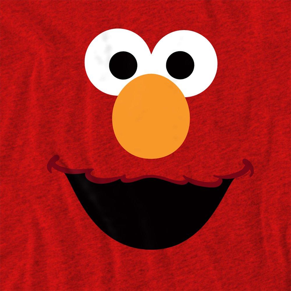 Red - Sesame Street - Sesame Street Elmo Face T-Shirt Red - 2