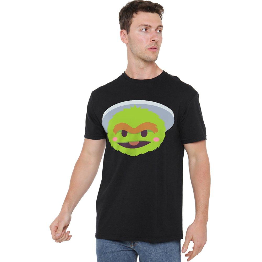 Black - Sesame Street - Sesame Street Oscar The Grouch Kawaii Face T Shirt - 1