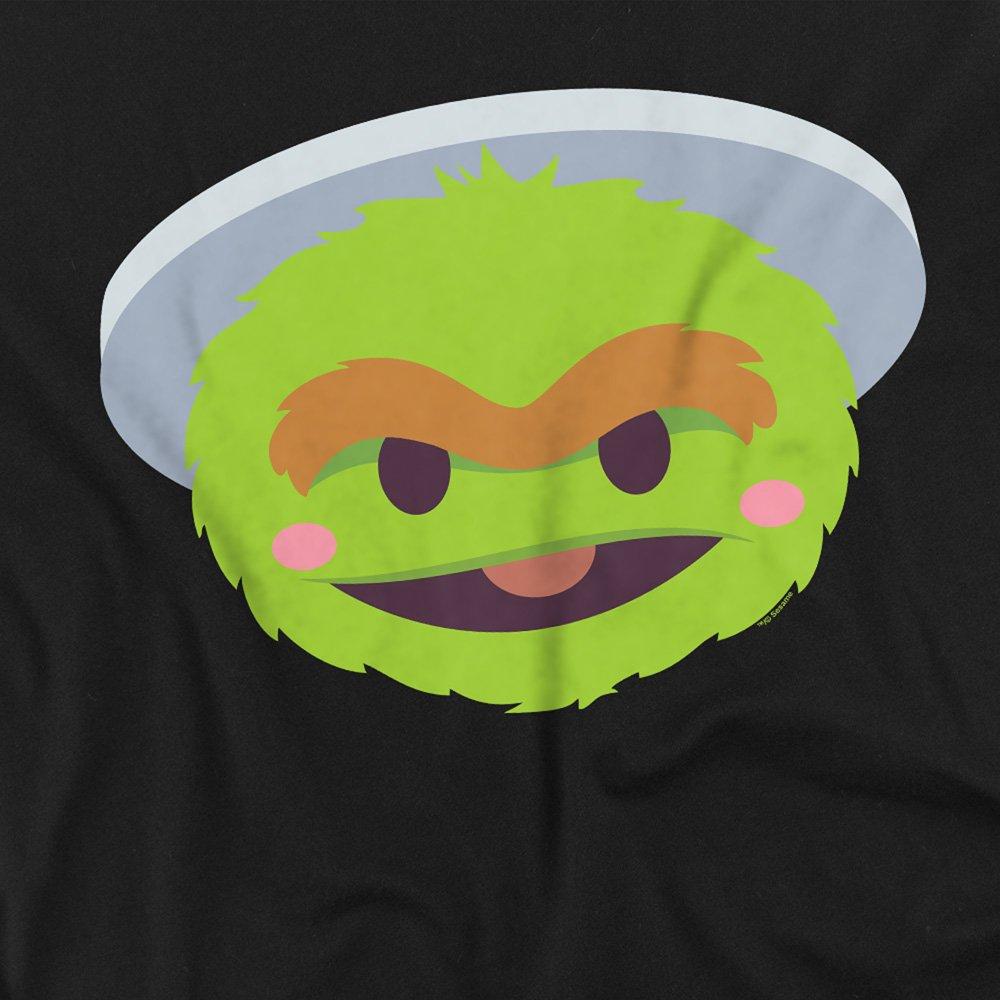 Black - Sesame Street - Sesame Street Oscar The Grouch Kawaii Face T Shirt - 2
