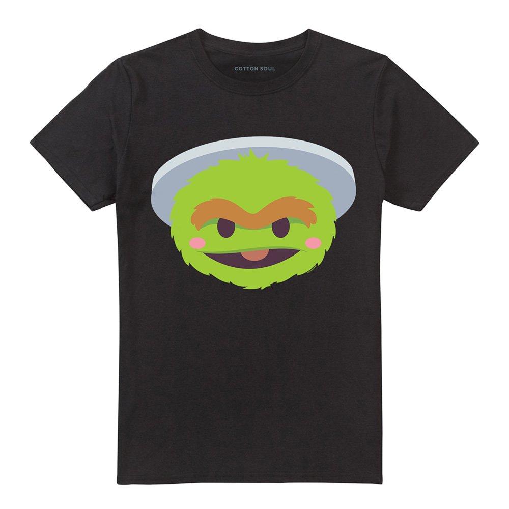 Black - Sesame Street - Sesame Street Oscar The Grouch Kawaii Face T Shirt - 4