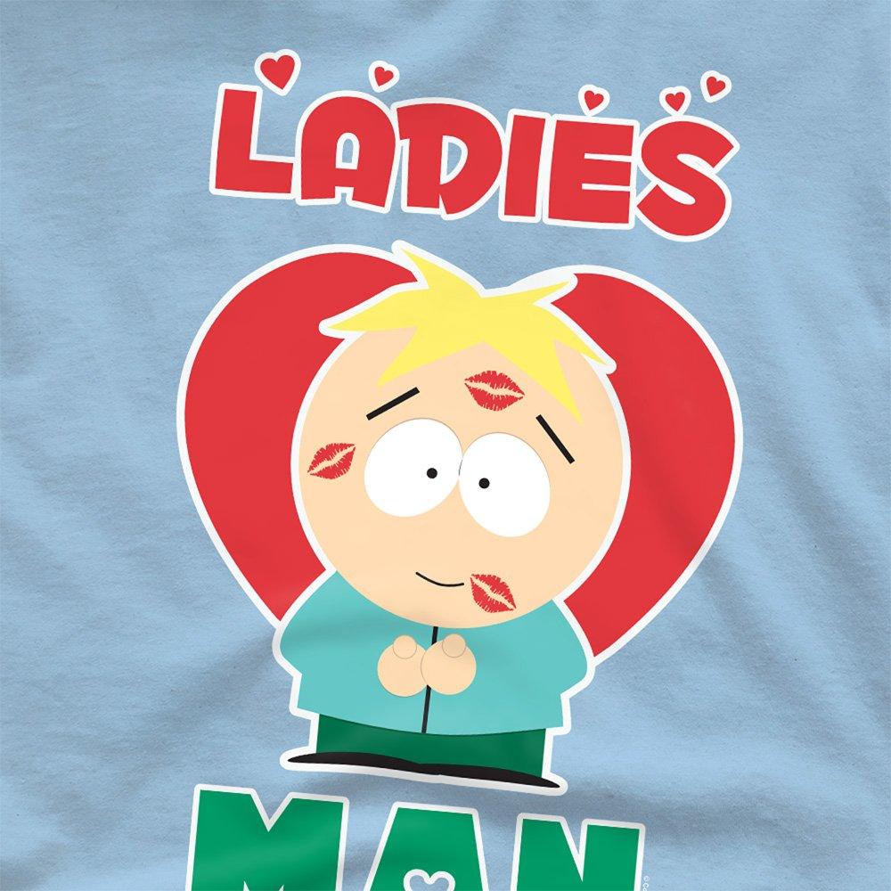 Blue - South Park - South Park ValentineS Day Butters Ladies Man T Sh - 2