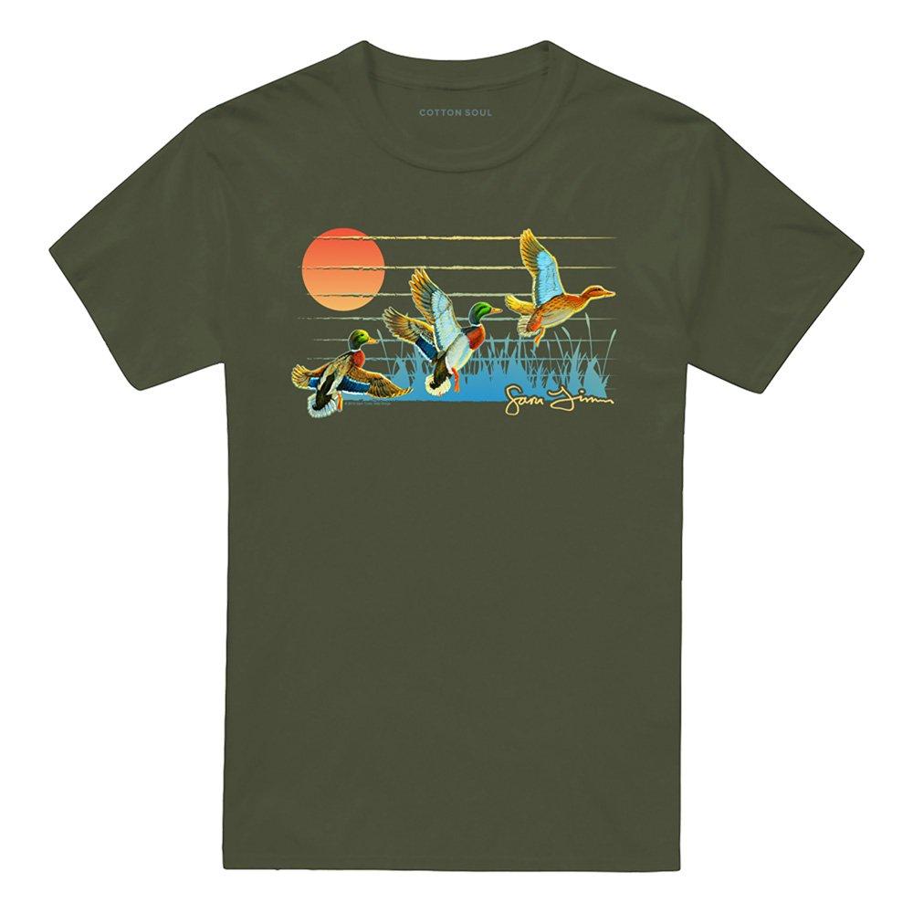Green - Other - Wild Wings Three Ducks T Shirt Military Green - 4