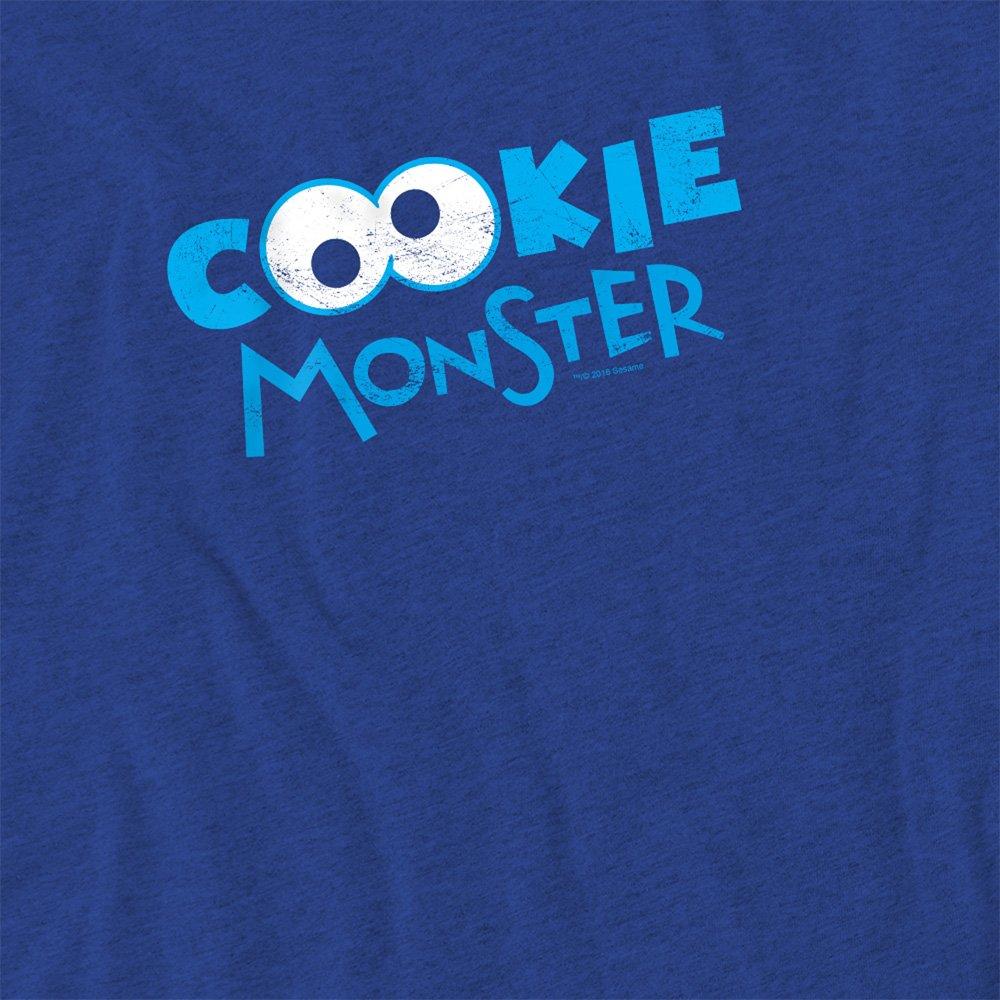 Blue - Sesame Street - Sesame Street Cookie Eyes T-Shirt Royal - 2