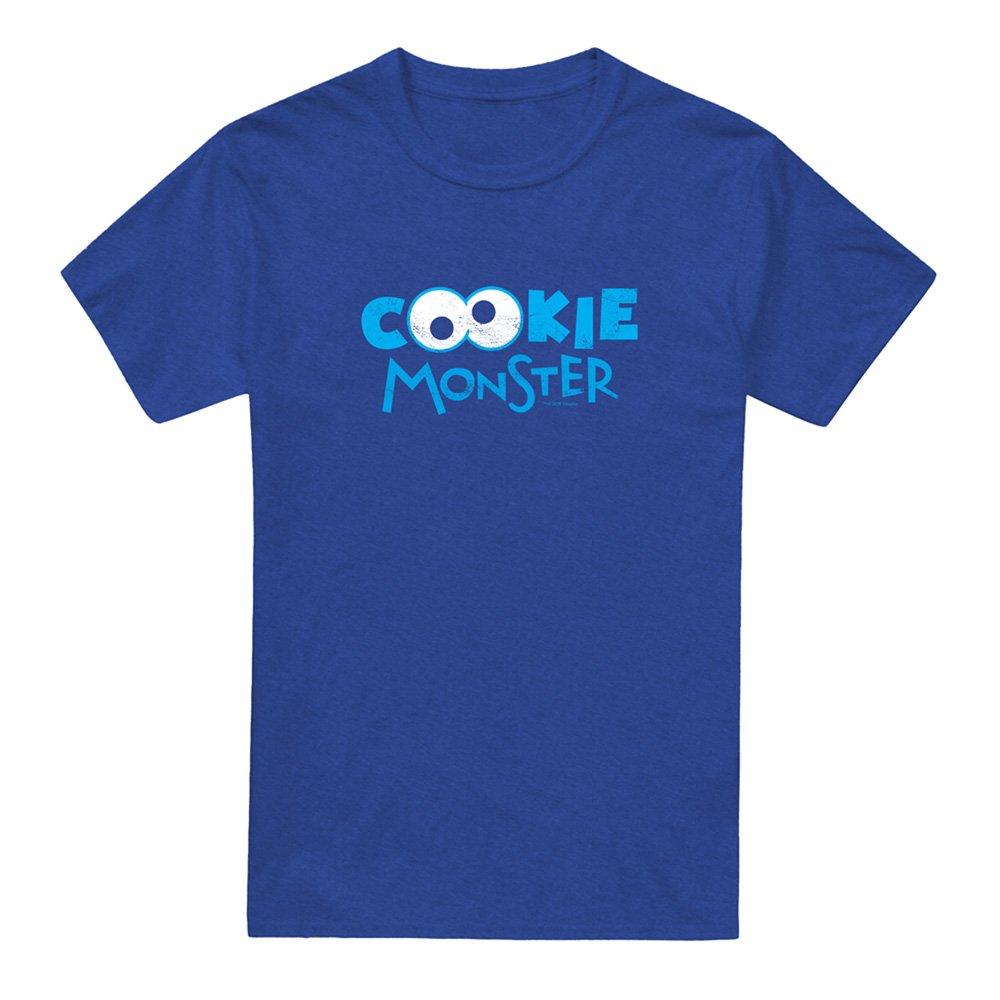 Blue - Sesame Street - Sesame Street Cookie Eyes T-Shirt Royal - 4