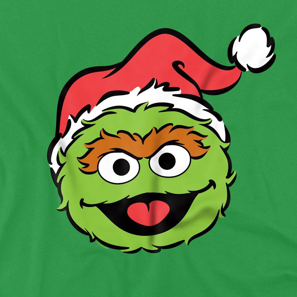 Green - Sesame Street - Sesame Street Christmas Santa Hat Oscar The Grouch - 2