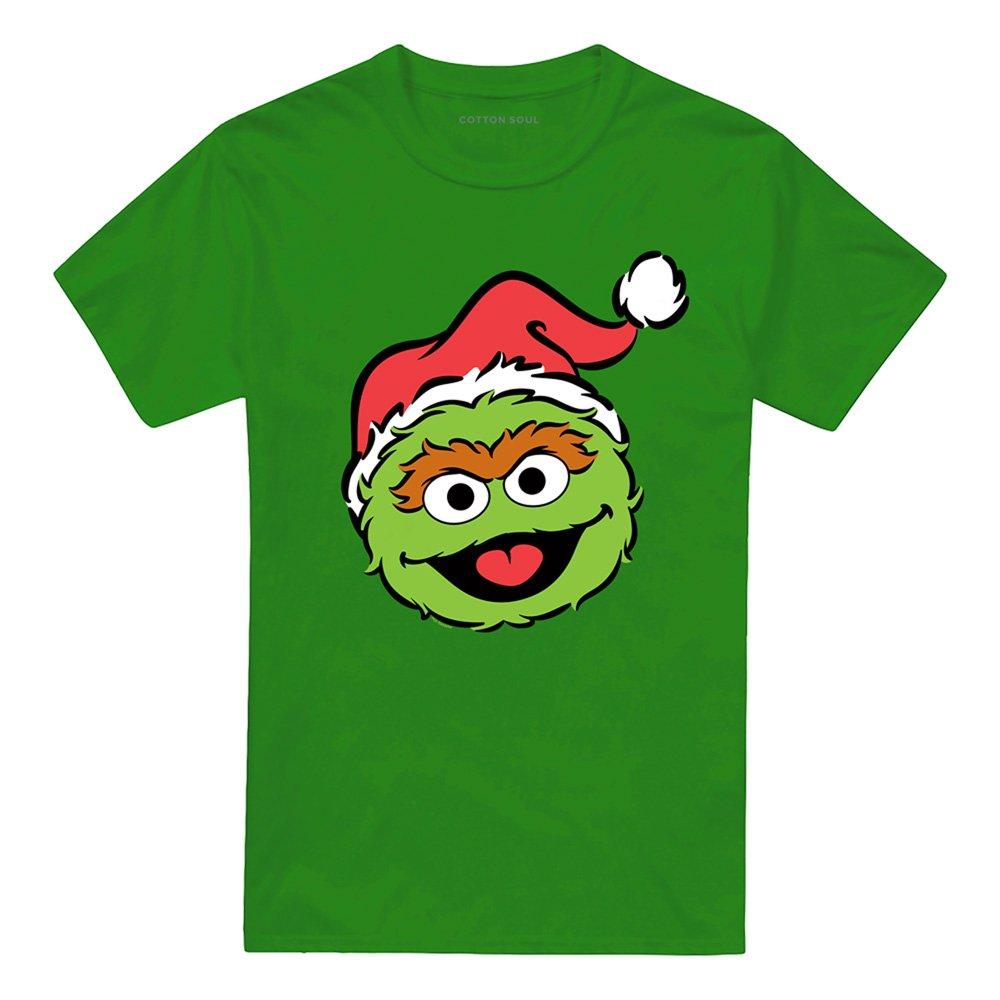 Green - Sesame Street - Sesame Street Christmas Santa Hat Oscar The Grouch - 4