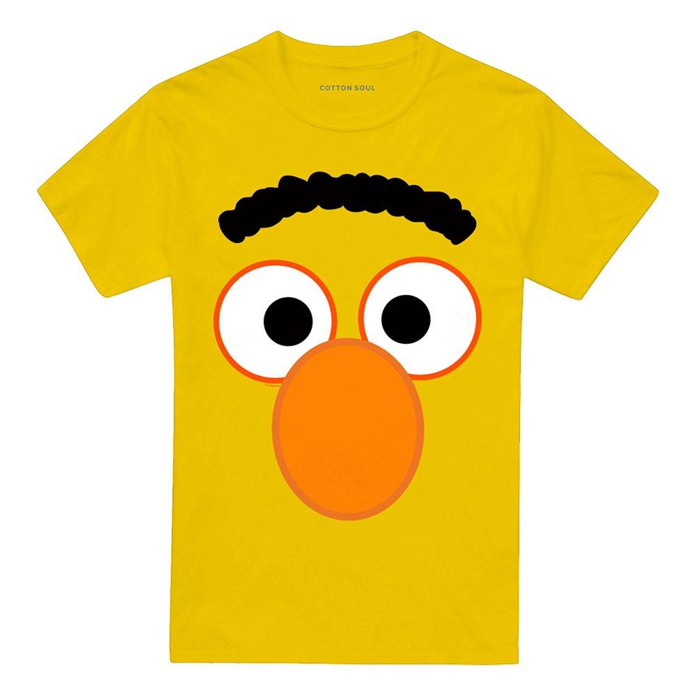 Yellow - Sesame Street - Sesame Street Bert Eyes T Shirt Yellow - 4