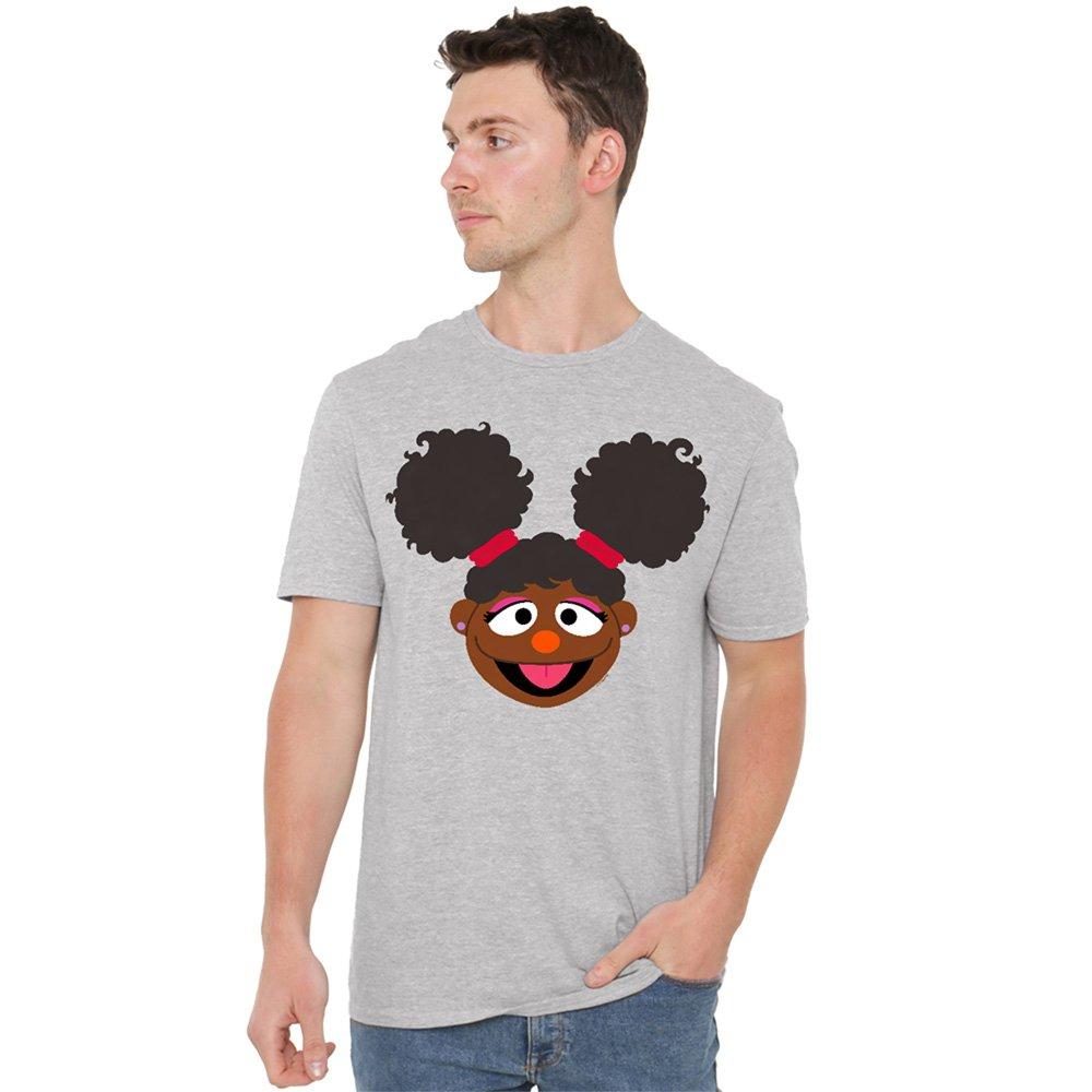 Grey - Sesame Street - Sesame Street Gabrielle Face T Shirt Athletic Hea - 1