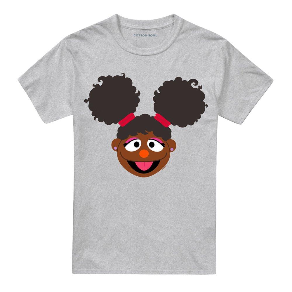 Grey - Sesame Street - Sesame Street Gabrielle Face T Shirt Athletic Hea - 4