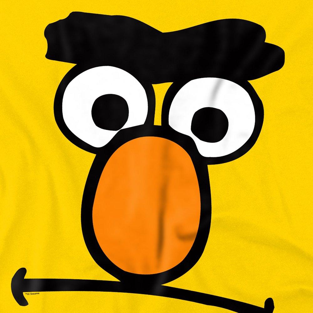 Yellow - Sesame Street - Sesame Street Bert Retro Frown Face T Shirt Yello - 2