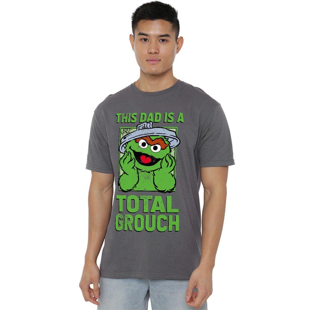 Grey - Sesame Street - Sesame Street FatherS Day Total Grouch Dad T Shir - 1