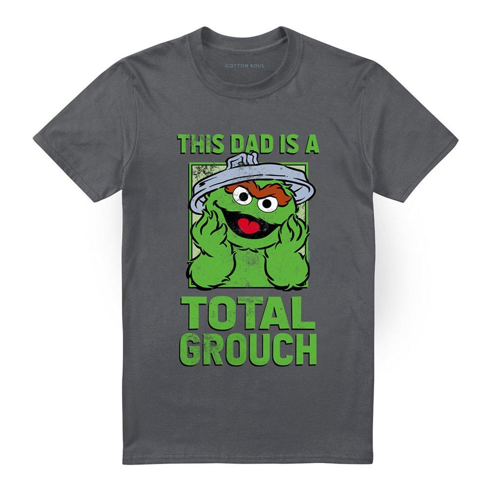 Grey - Sesame Street - Sesame Street FatherS Day Total Grouch Dad T Shir - 4