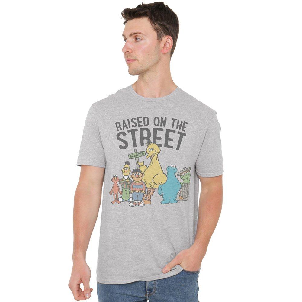 Grey - Sesame Street - Sesame Street The In My Hood T Shirt Athletic Hea - 1