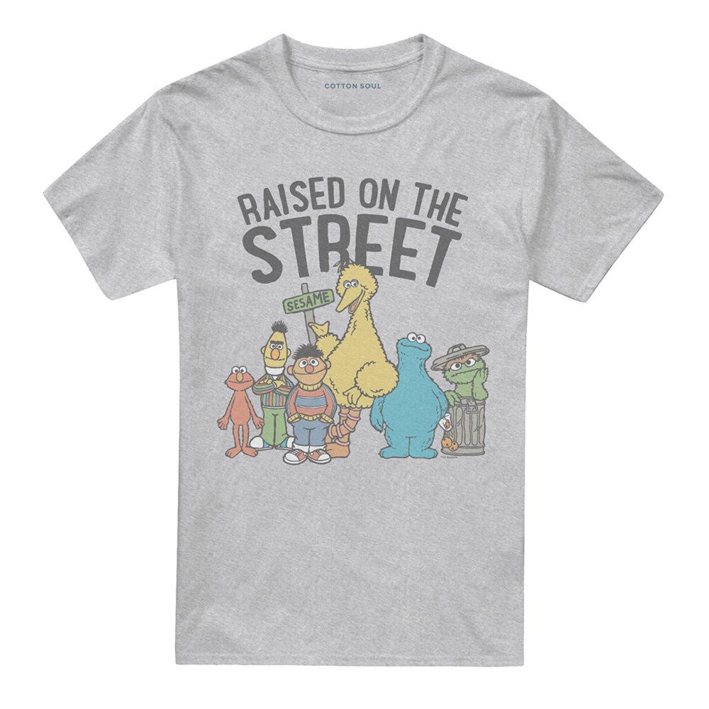Grey - Sesame Street - Sesame Street The In My Hood T Shirt Athletic Hea - 4