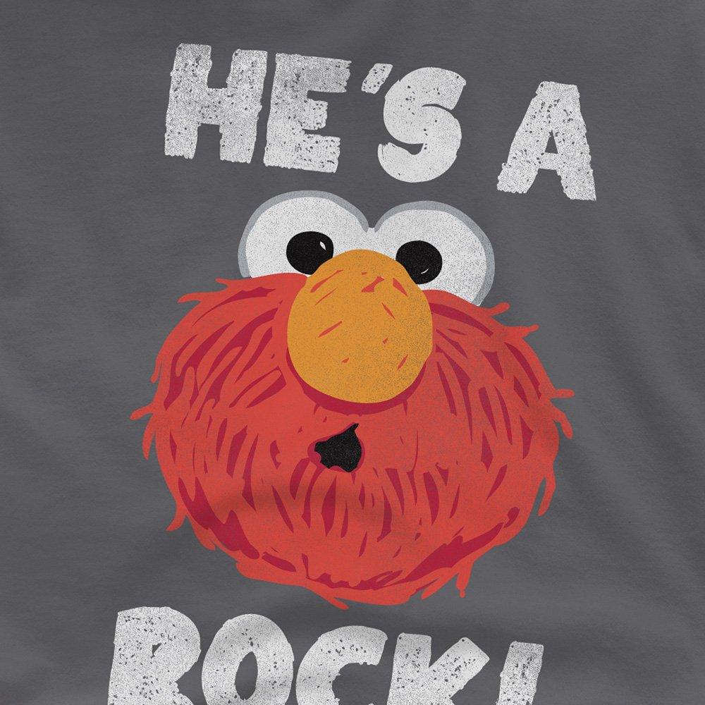 Grey - Sesame Street - Sesame Street HeS A Rock T Shirt Charcoal - 2