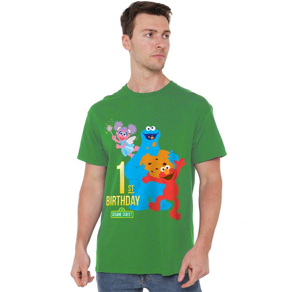 Green - Sesame Street - Sesame Street 1St Birthday T Shirt Kelly Green - 1