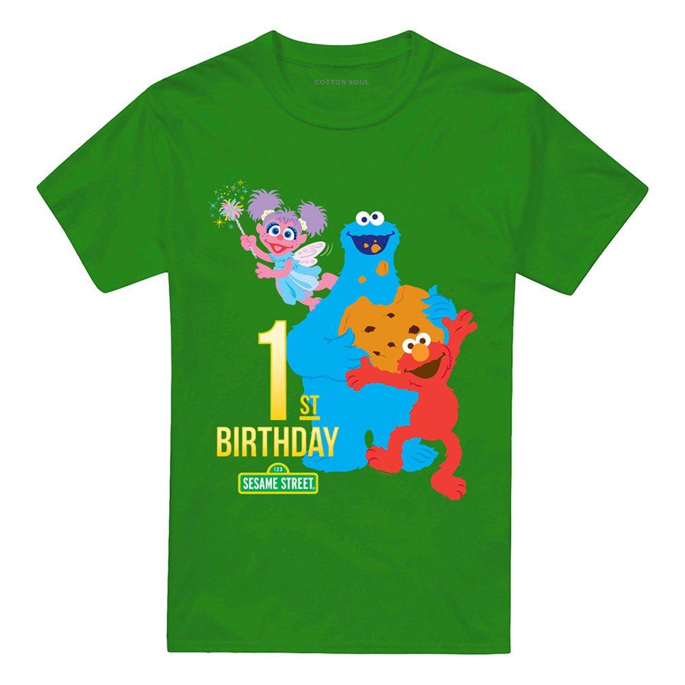 Green - Sesame Street - Sesame Street 1St Birthday T Shirt Kelly Green - 4