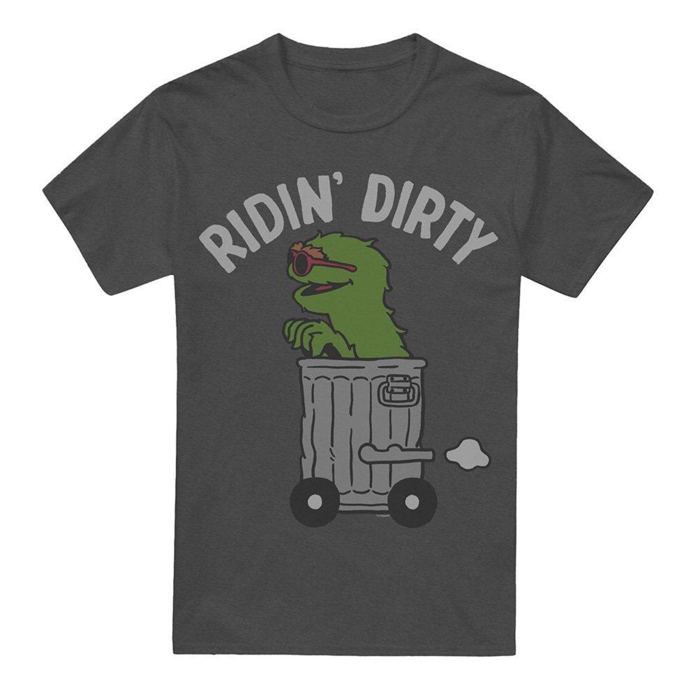 Grey - Sesame Street - Sesame Street Ridin Dirty T-Shirt Charcoal - 4