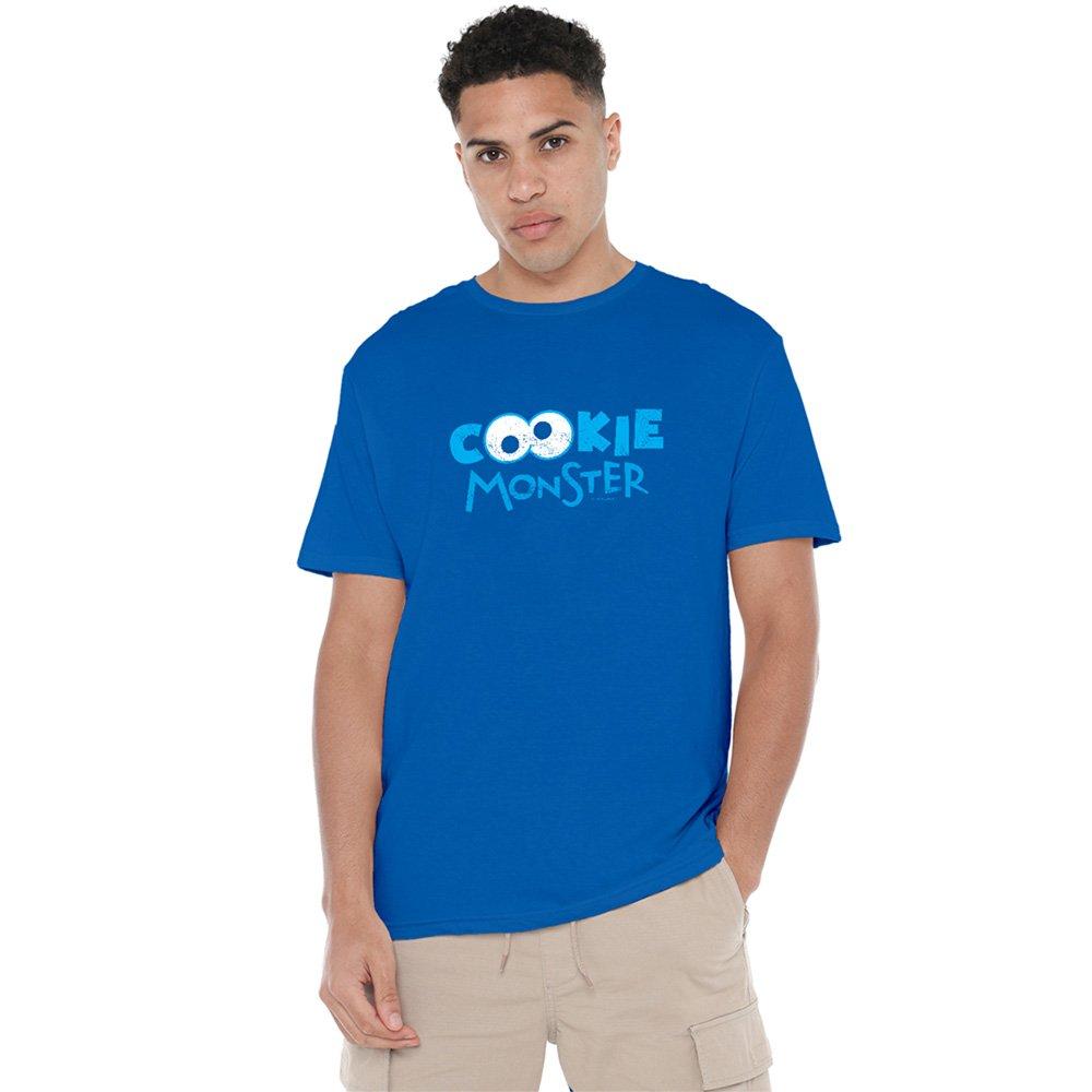 Blue - Sesame Street - Sesame Street Cookie Eyes T Shirt Royal - 1