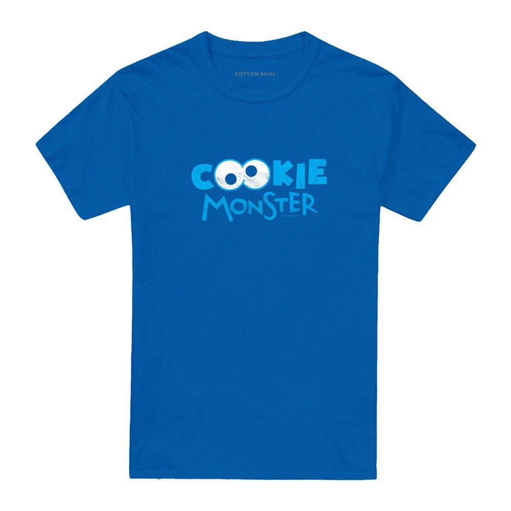 Blue - Sesame Street - Sesame Street Cookie Eyes T Shirt Royal - 4