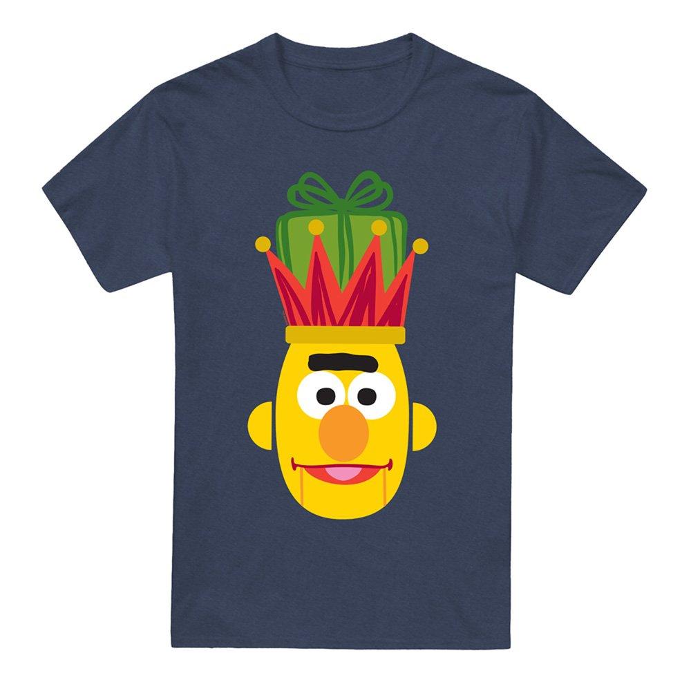 Navy - Sesame Street - Sesame Street Christmas Nutcracker Bert T-Shirt N - 4