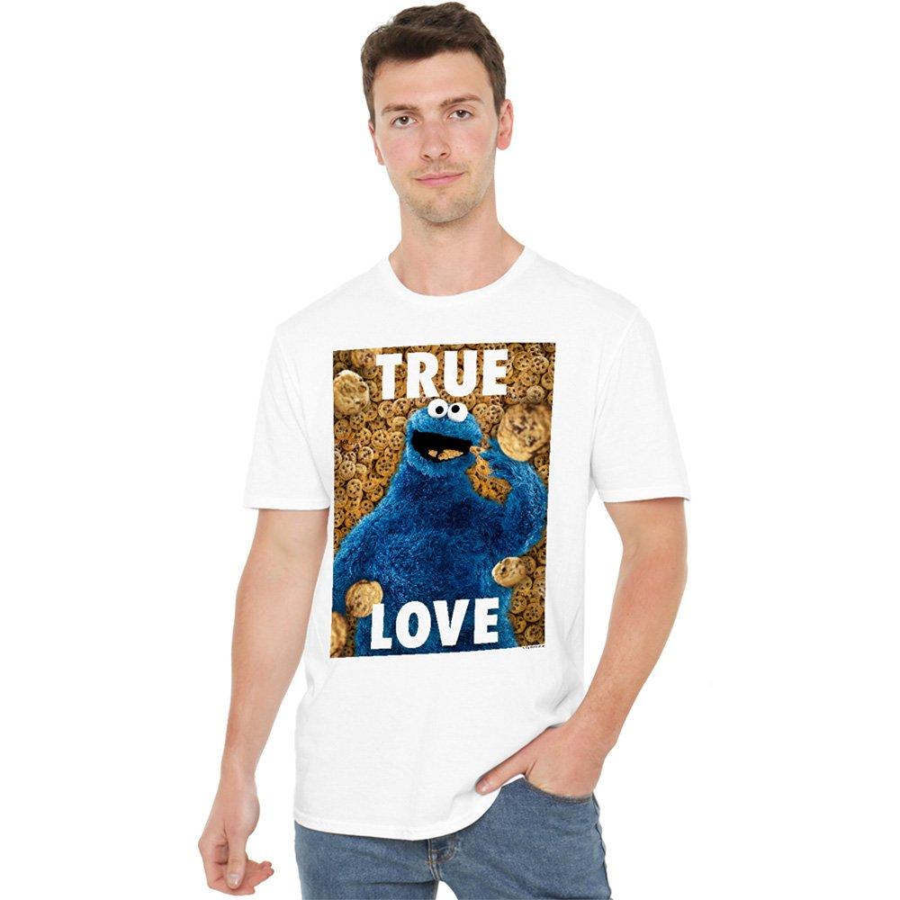 White - Sesame Street - Sesame Street Beautiful Cookies T Shirt White - 1