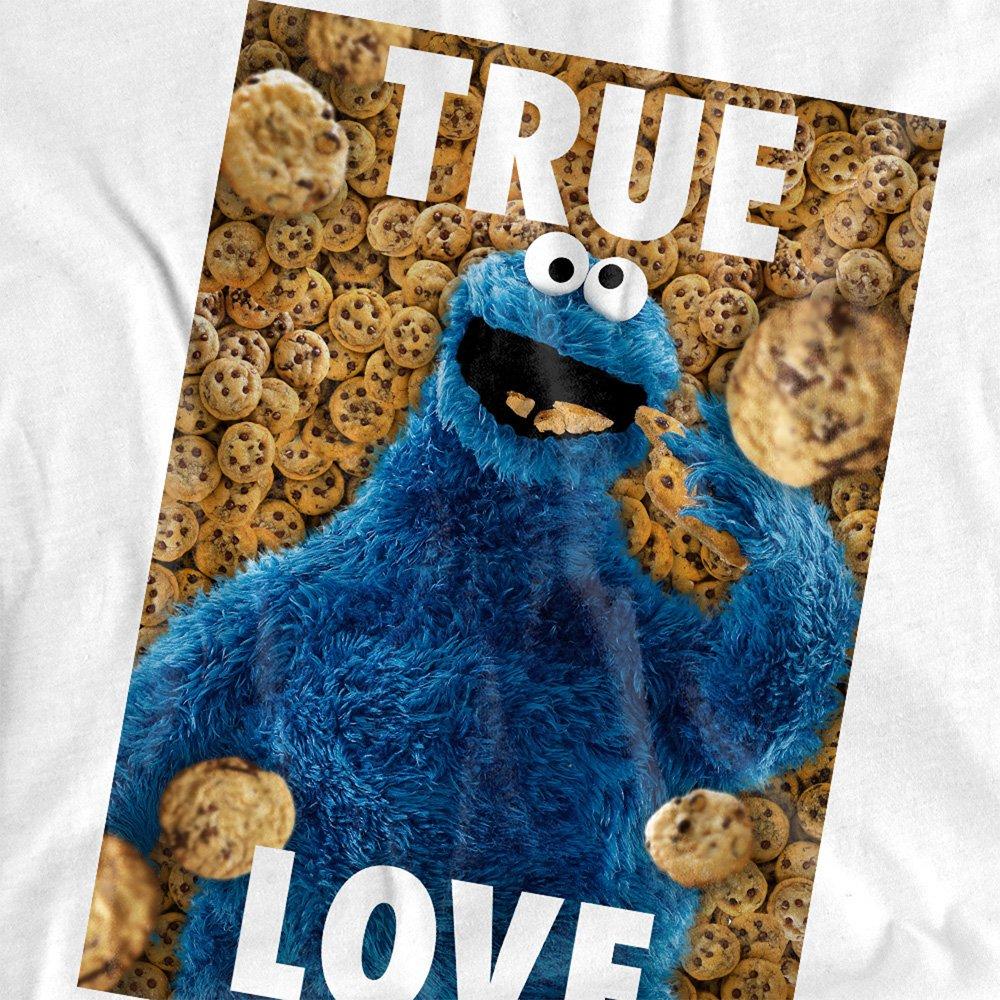 White - Sesame Street - Sesame Street Beautiful Cookies T Shirt White - 2