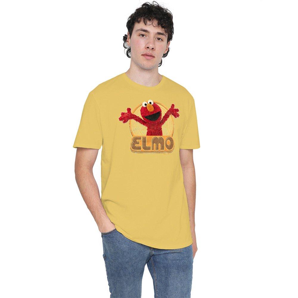 Yellow - Sesame Street - Sesame Street Elmo Iron On T Shirt Banana - 1