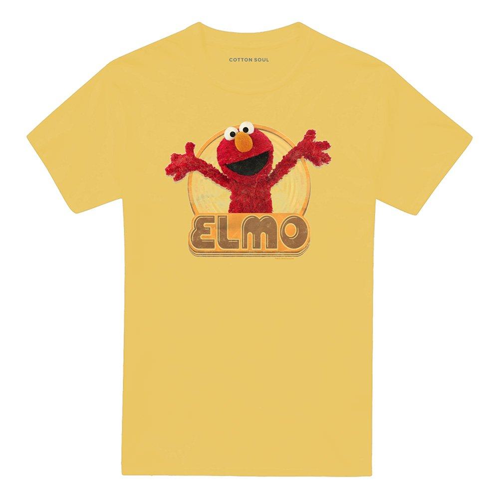 Yellow - Sesame Street - Sesame Street Elmo Iron On T Shirt Banana - 4