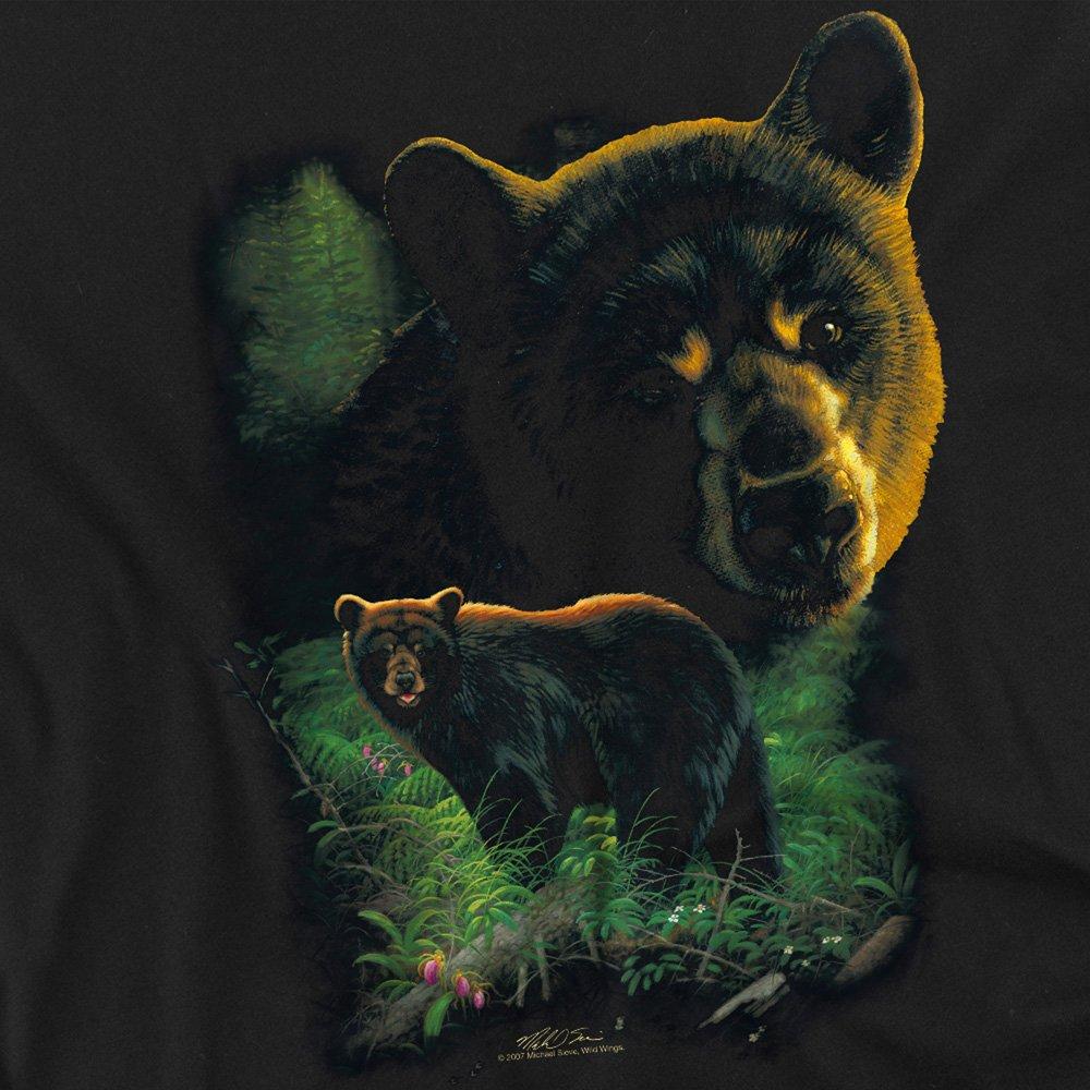 Black - Other - Wildlife Black Bears T Shirt Black - 2
