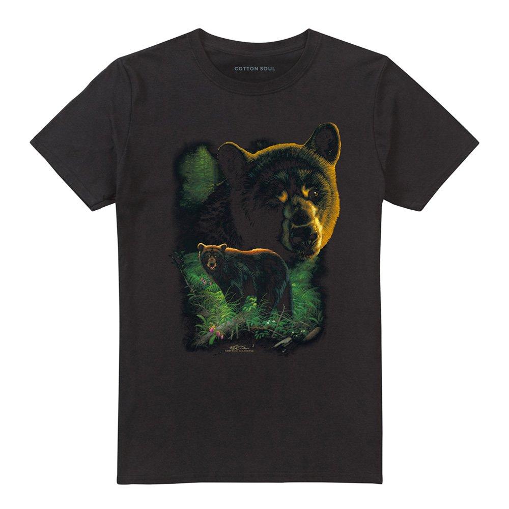 Black - Other - Wildlife Black Bears T Shirt Black - 4