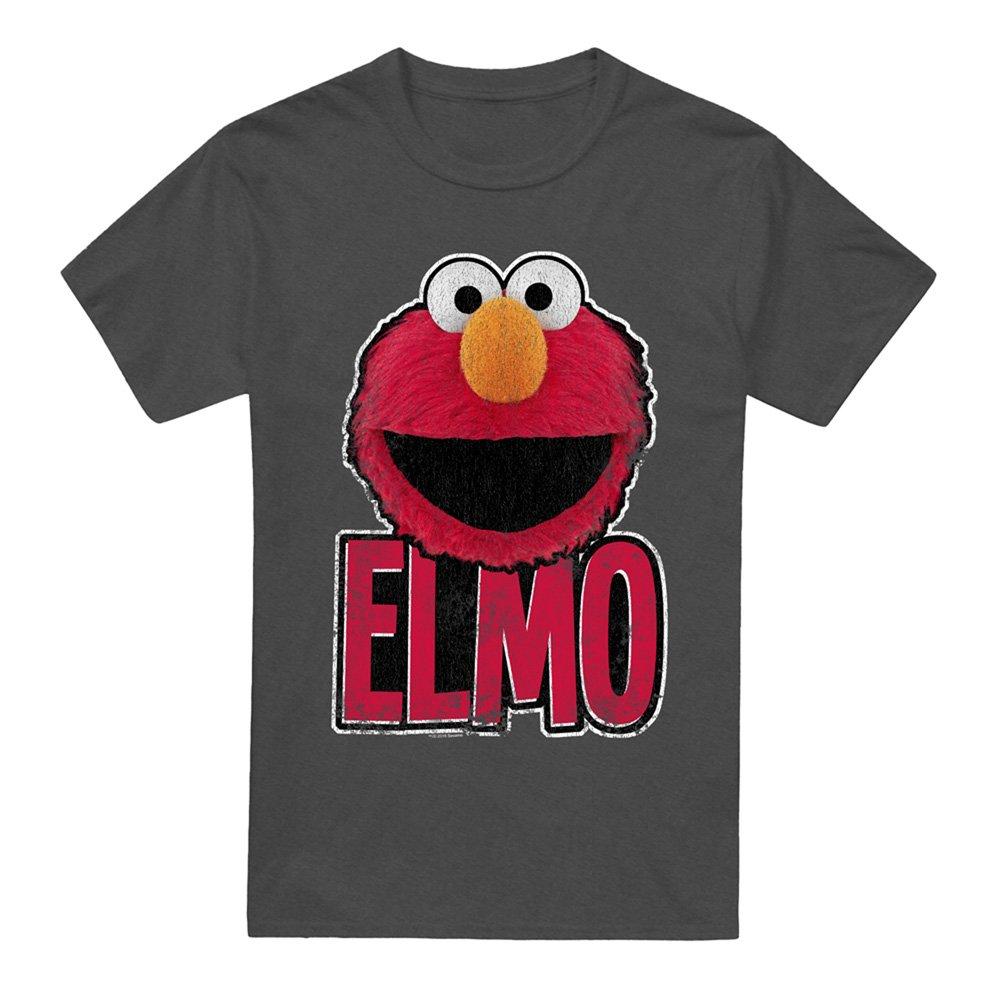 Grey - Sesame Street - Sesame Street Elmo Smile T-Shirt Charcoal - 4