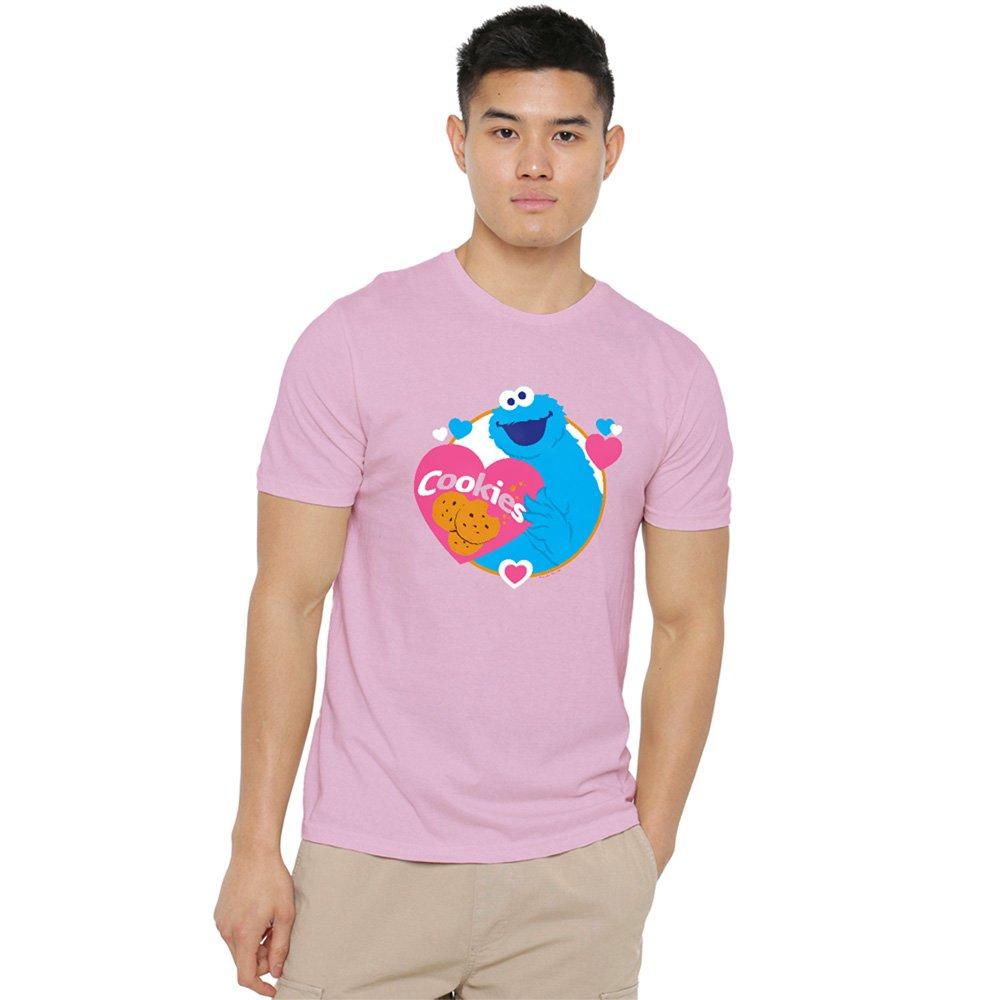 Pink - Sesame Street - Sesame Street Love Cookies T Shirt Pink - 1
