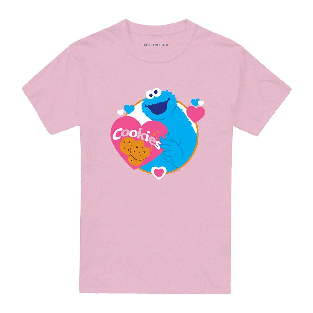 Pink - Sesame Street - Sesame Street Love Cookies T Shirt Pink - 4