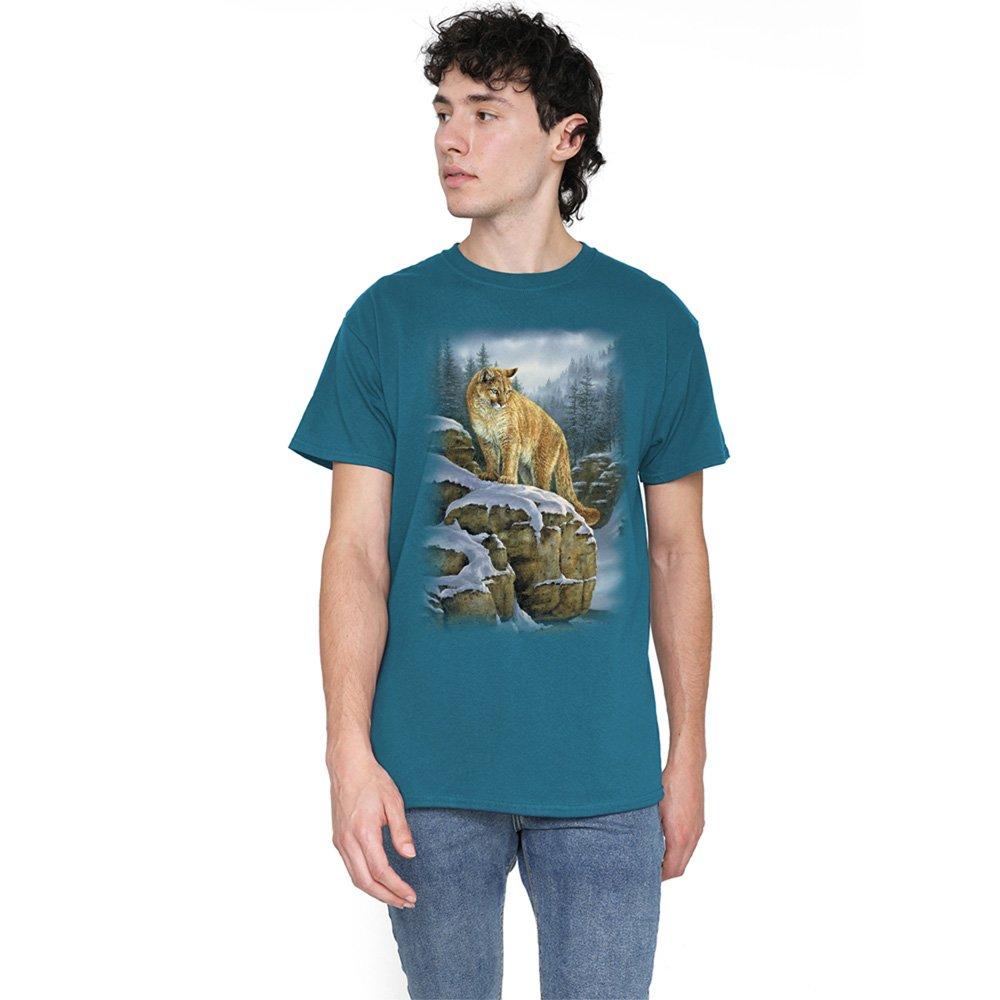 Grey - Other - Wildlife Misty Canyon Cougar T Shirt Slate - 1